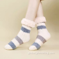 Soft Warm Slipper Socks Indoor Super Soft Warm Non-skid Plush Slipper Socks Supplier